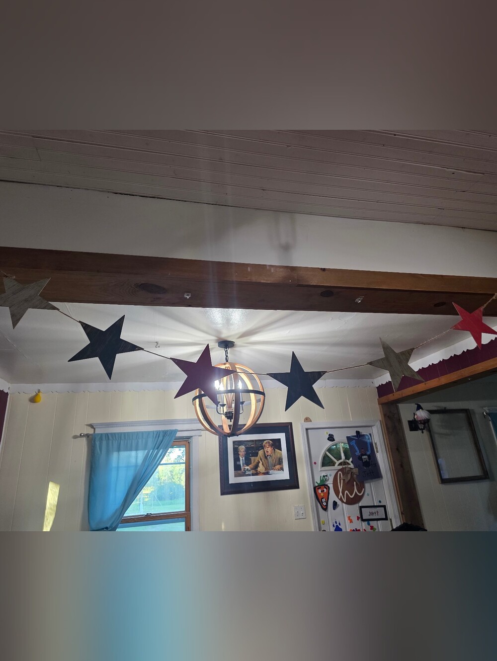 Hobby Lobby Wooden Star Garland QTY 2